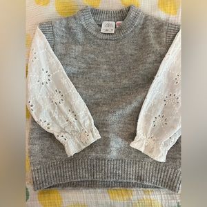 Zara gray sweater 2/3T